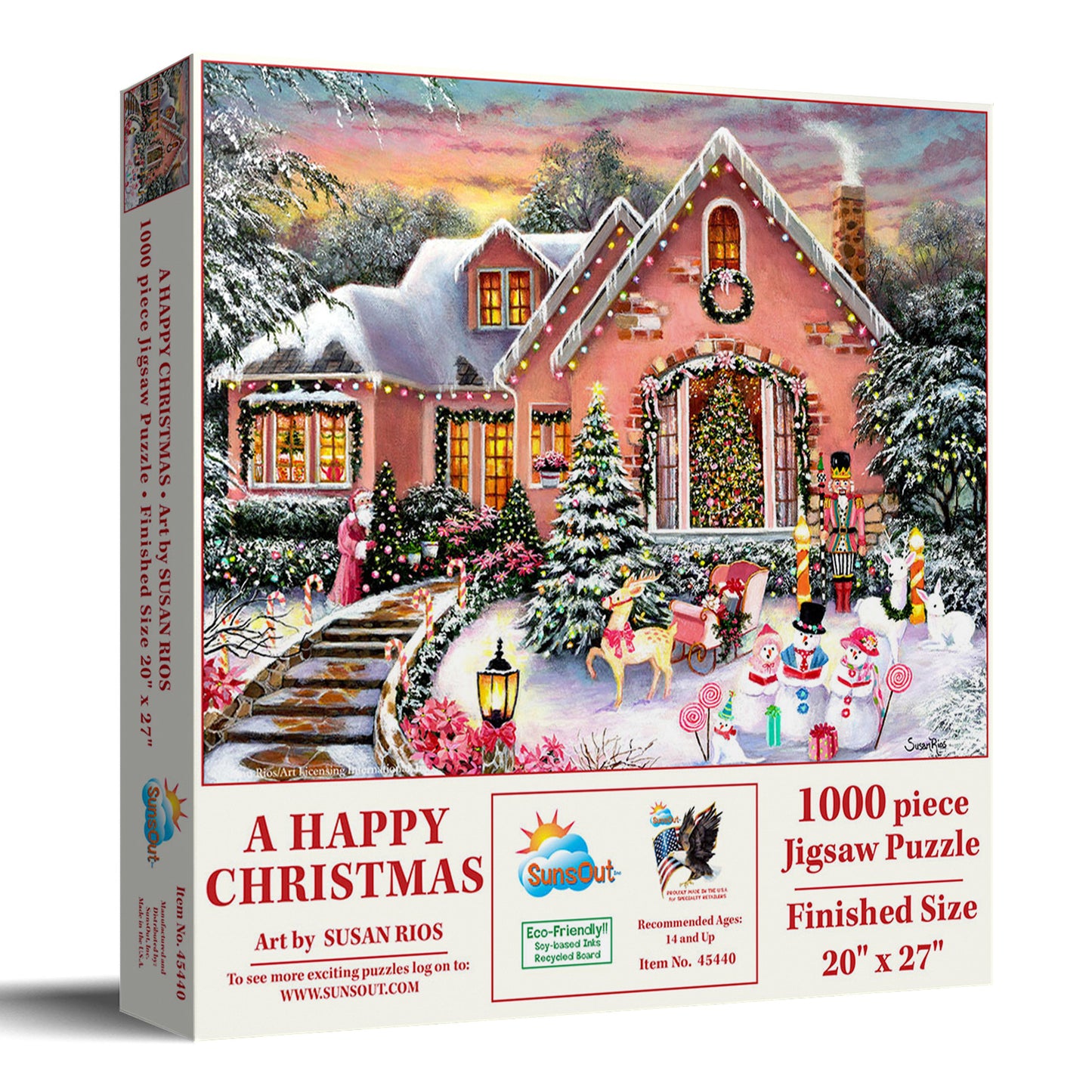 A Happy Christmas 1000 pc Jigsaw Puzzle 45440
