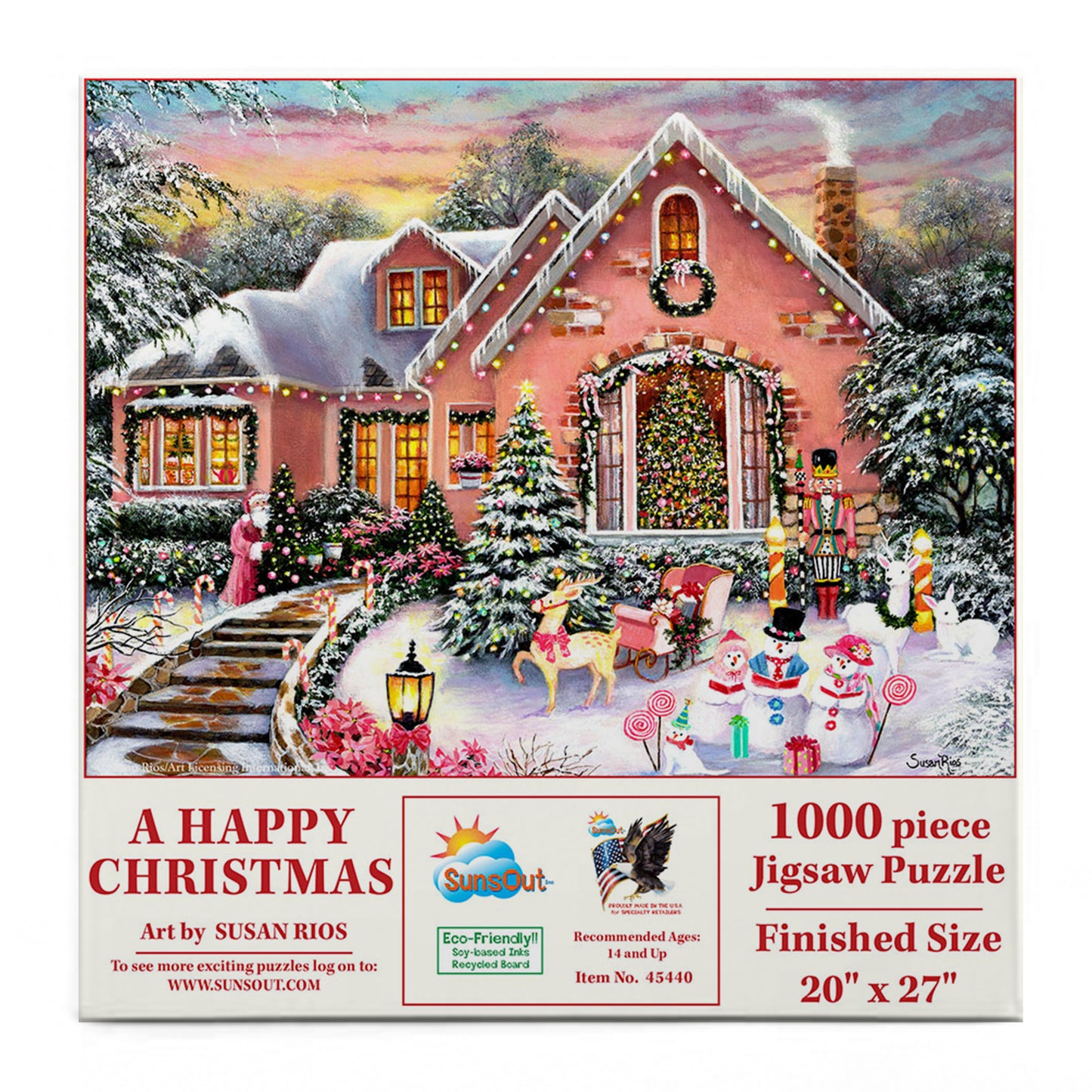 A Happy Christmas 1000 pc Jigsaw Puzzle 45440