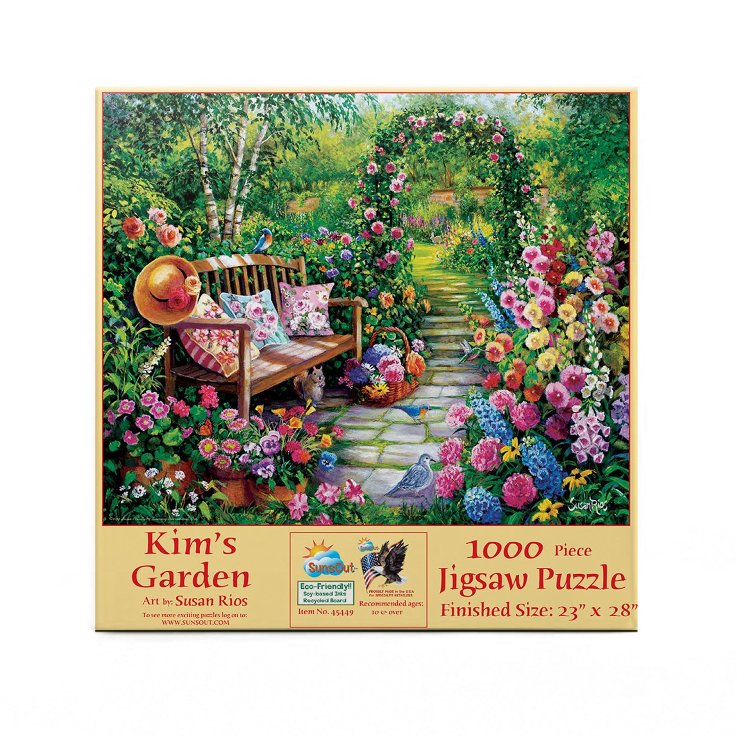 Kim's Garden 1000 pc Jigsaw Puzzle 45449