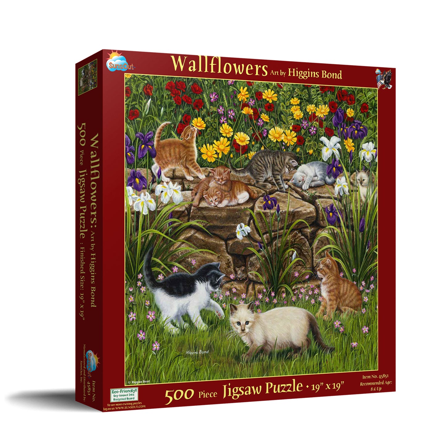 Wall Flowers 500 pc Jigsaw Puzzle 45851