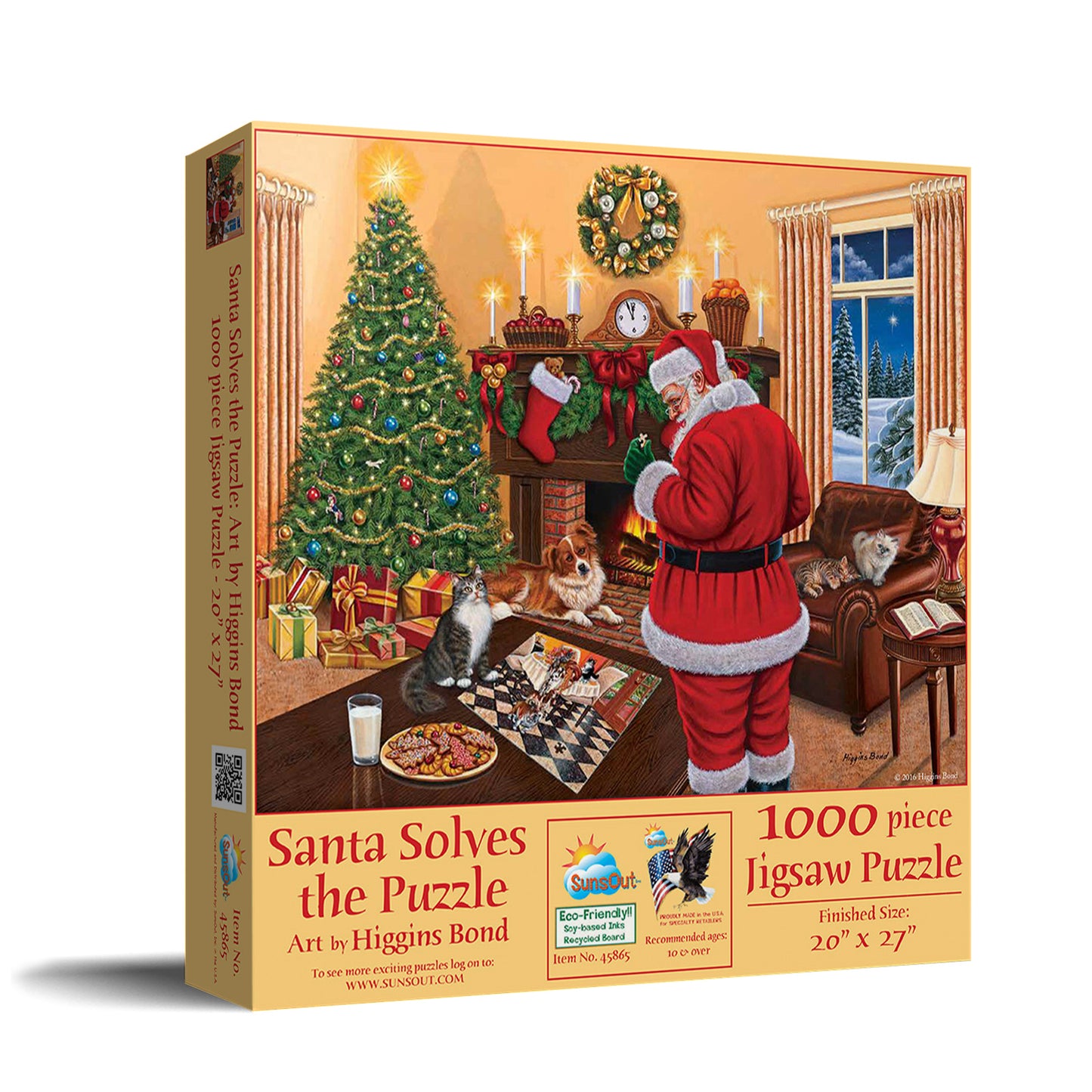Santa Solves the Puzzle 1000 pc Jigsaw Puzzle 45865
