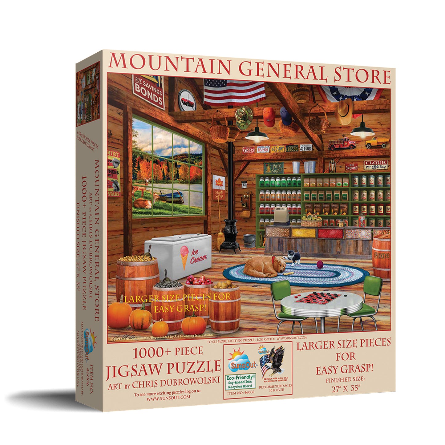Mountain General Store 1000 pc Large Pieces Jigsaw Puzzle 46006