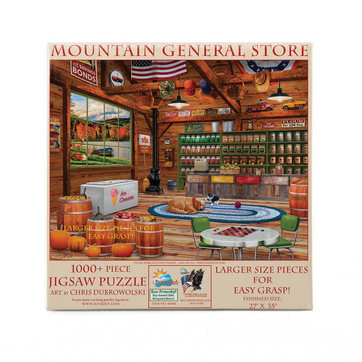 Mountain General Store 1000 pc Large Pieces Jigsaw Puzzle 46006
