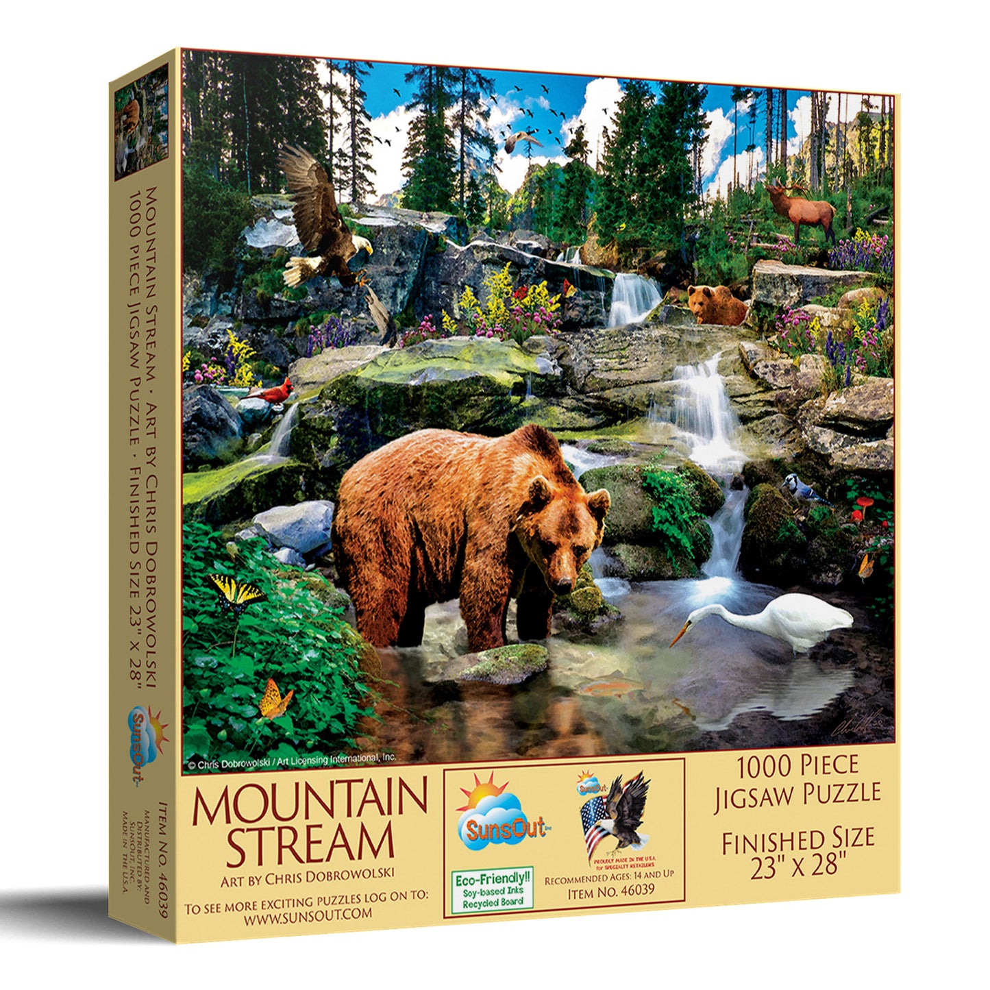 Mountain Stream 1000 pc Jigsaw Puzzle 46039