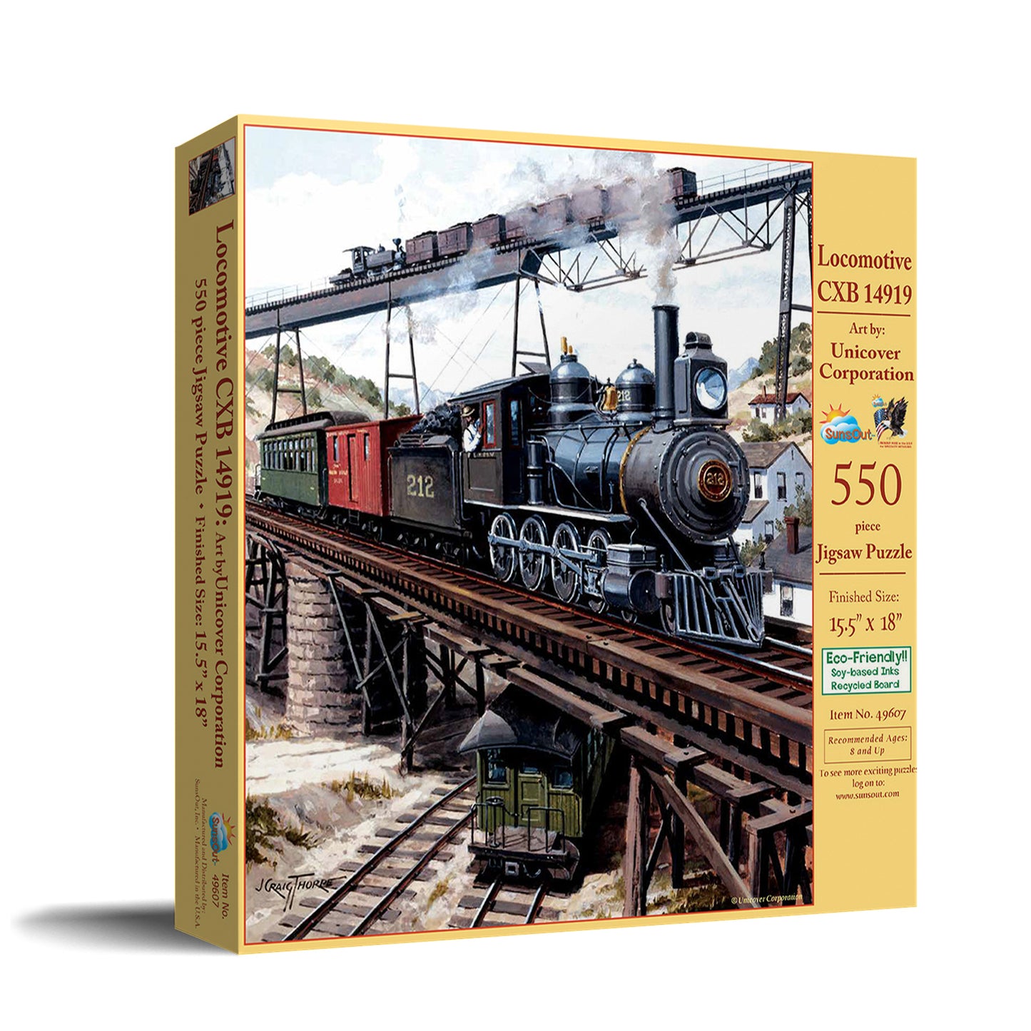 Locomotive GXB 550 pc Jigsaw Puzzle 49607
