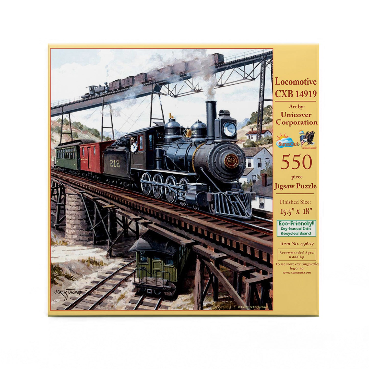 Locomotive GXB 550 pc Jigsaw Puzzle 49607