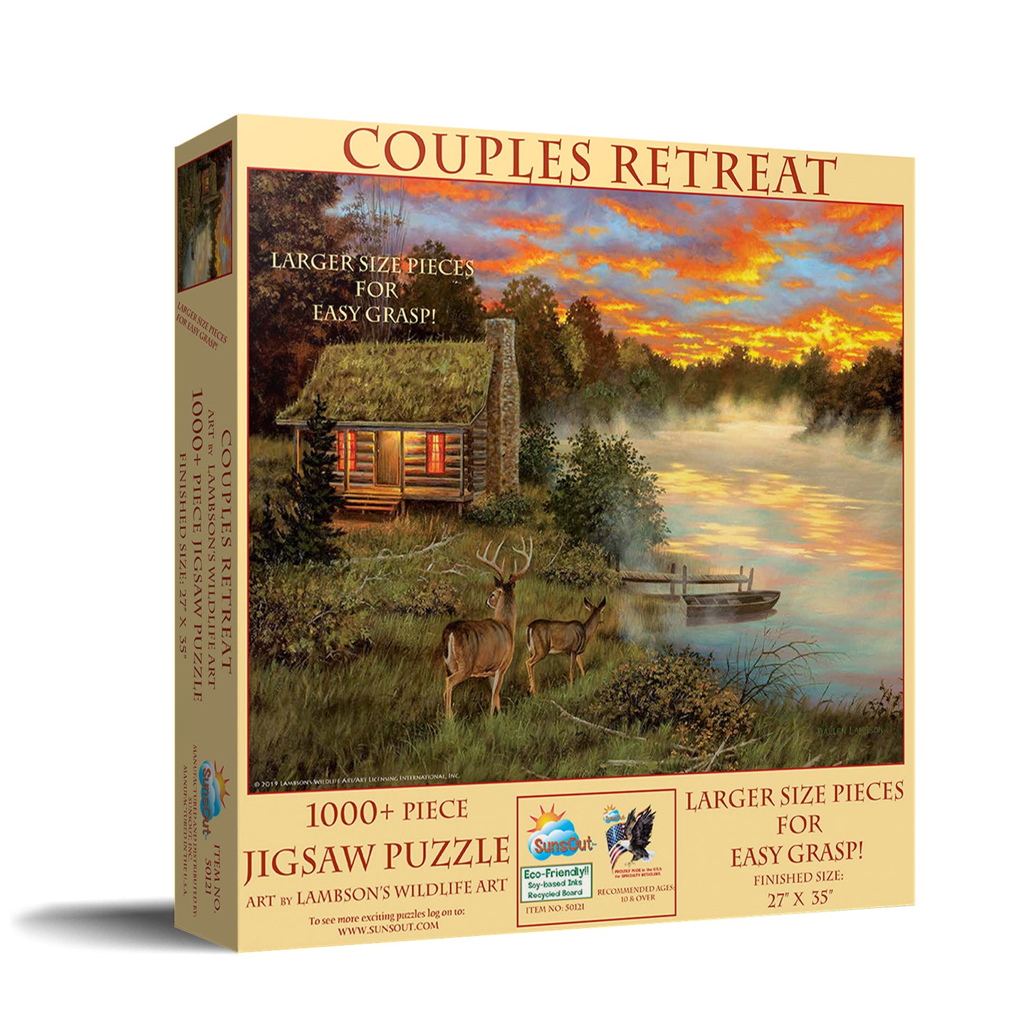 Couples Retreat 1000 pc Large Pieces Jigsaw Puzzle 50121