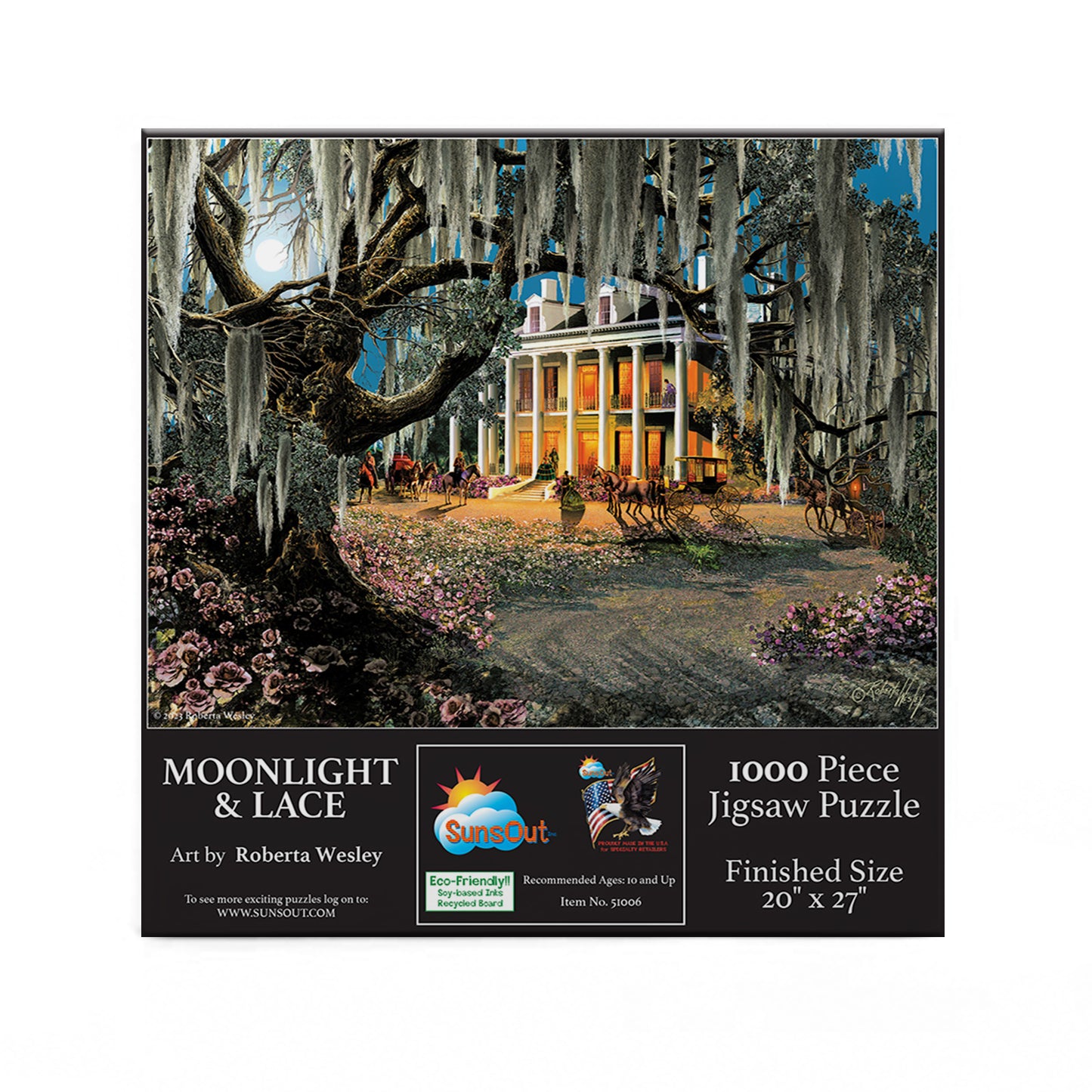 Moonlight & Lace 1000 pc Jigsaw Puzzle 51006