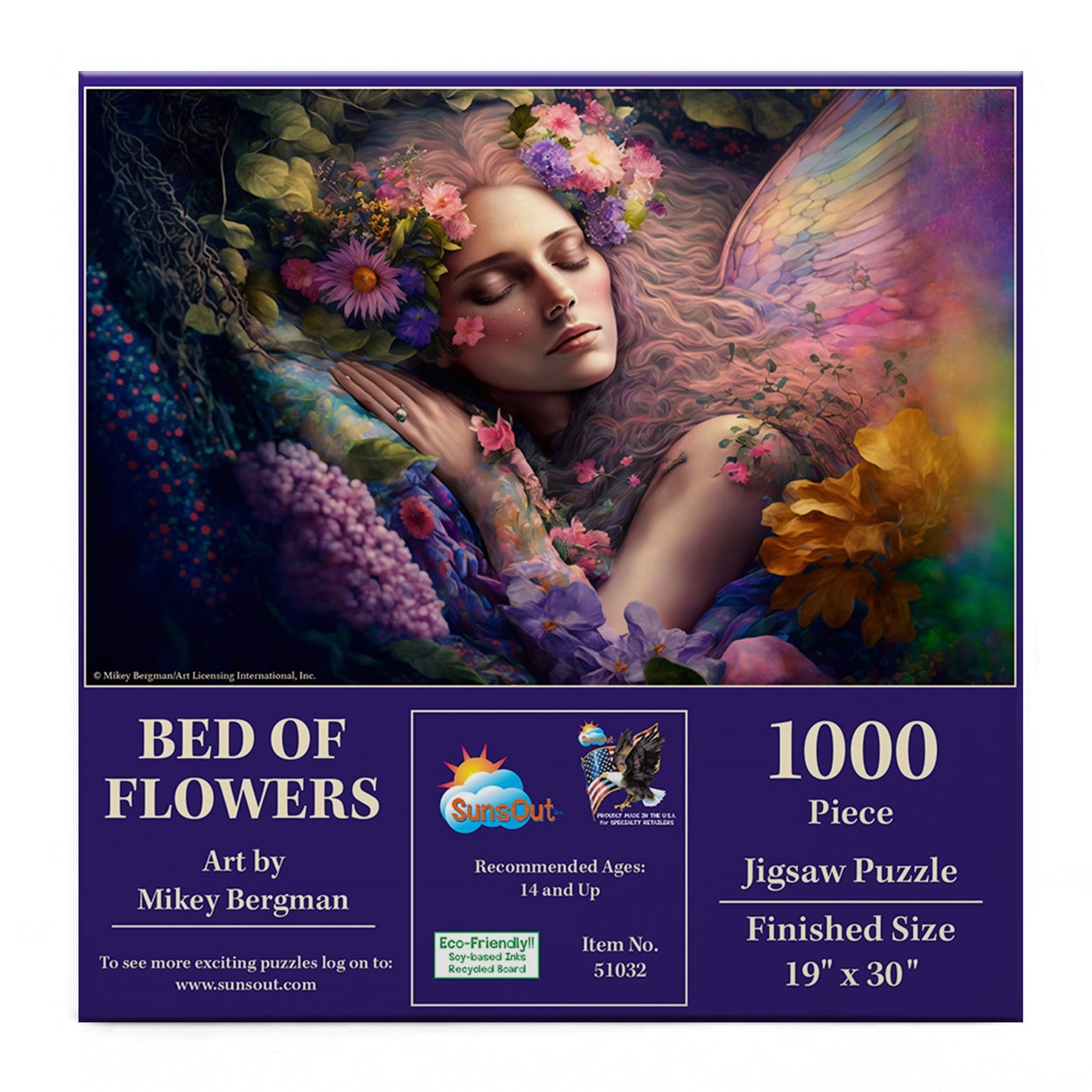 Bed of Flowers 1000 pc Jigsaw Puzzle 51032