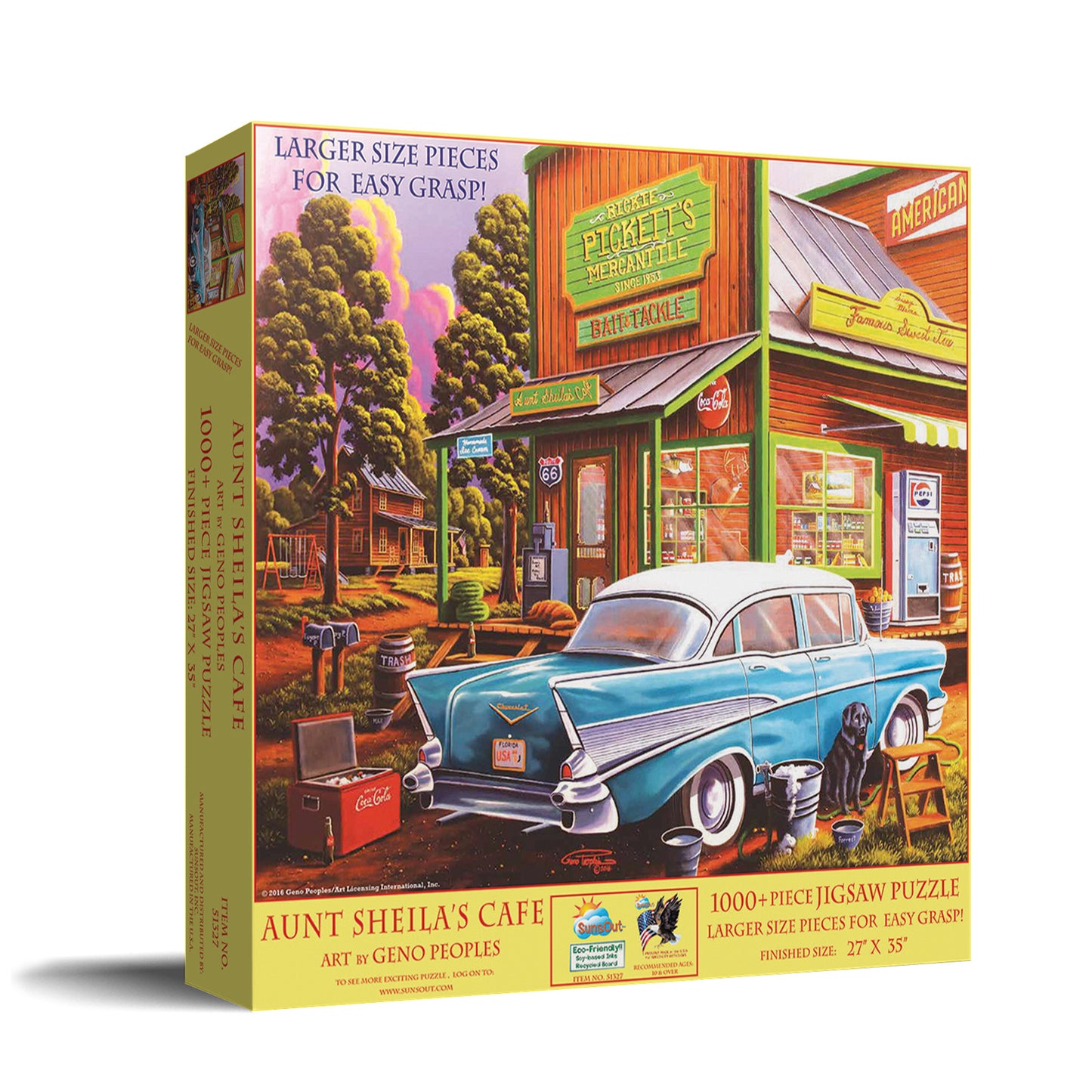 Aunt Sheila's Cafe 1000 pc Large Pieces Jigsaw Puzzle 51327
