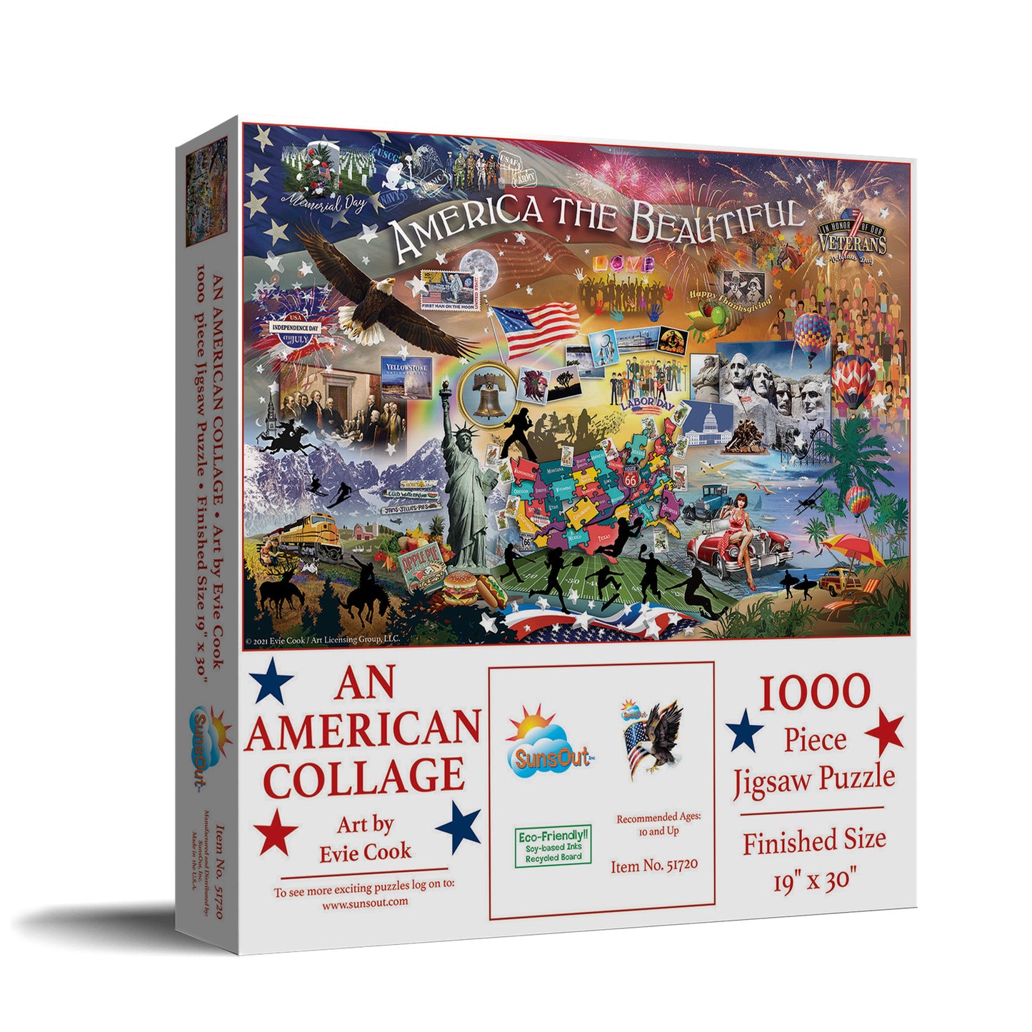 An American Collage 1000 pc Jigsaw Puzzle 51720