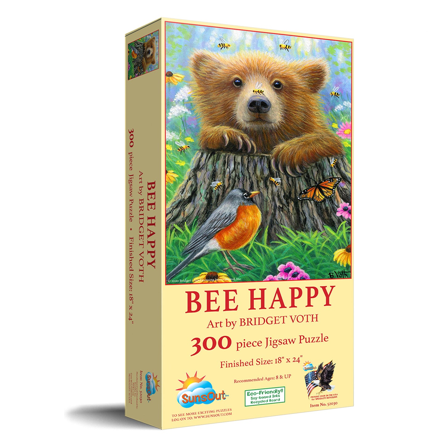 Bee Happy 300 pc Jigsaw Puzzle 52030