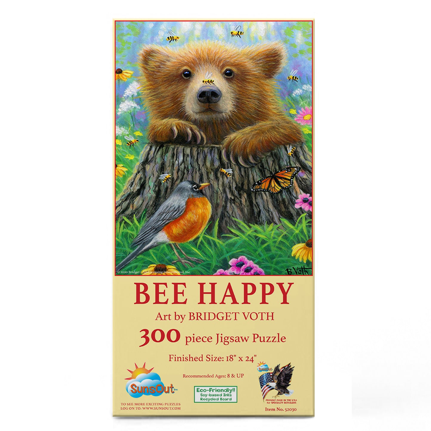 Bee Happy 300 pc Jigsaw Puzzle 52030