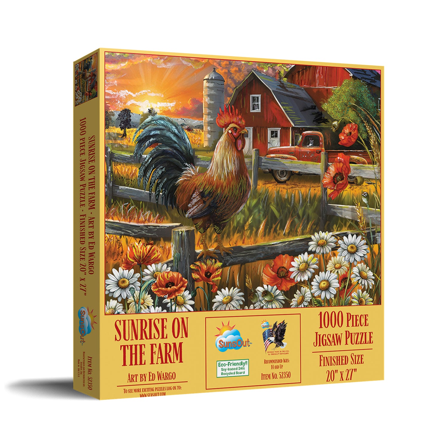 Sunsrise on the Farm 1000 pc Jigsaw Puzzle 52350