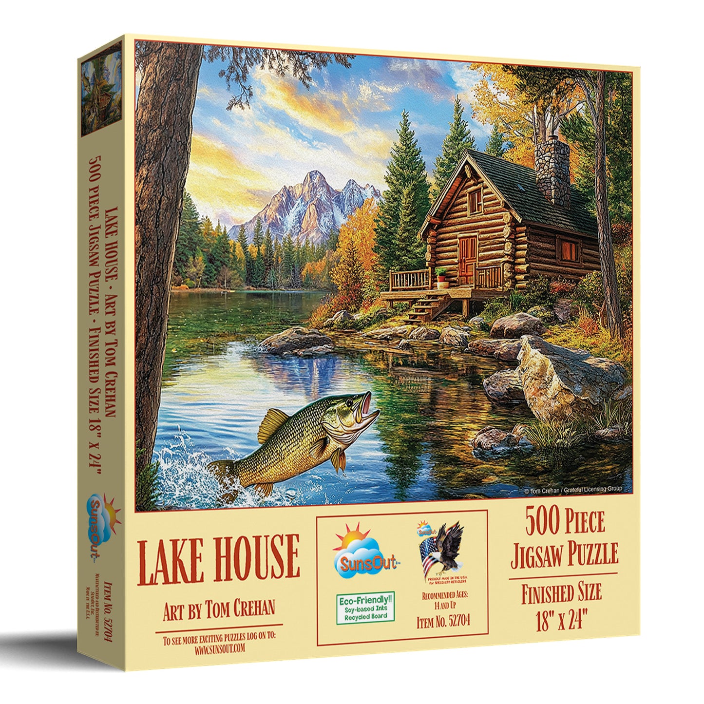 Lake house 500 pc Jigsaw Puzzle 52704