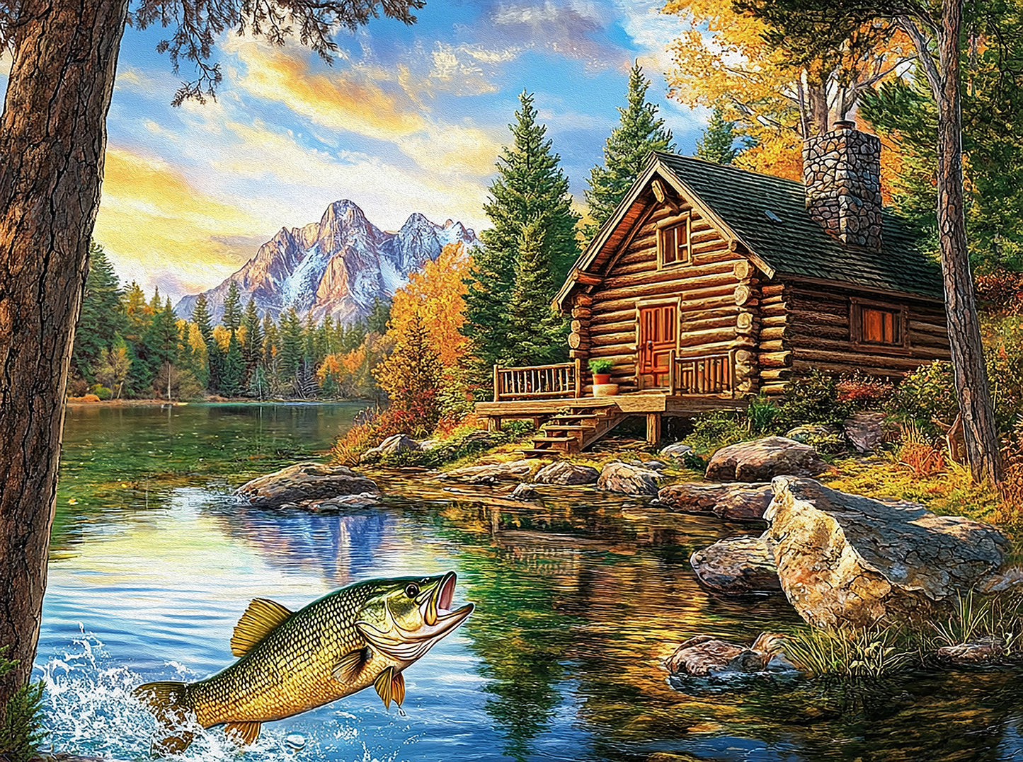 Lake house 500 pc Jigsaw Puzzle 52704