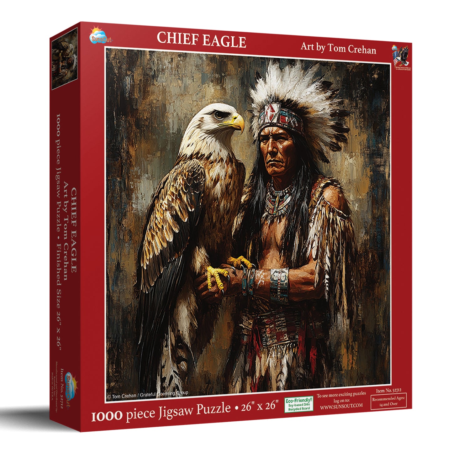 Chief Eagle 1000 pc Jigsaw Puzzle 52712