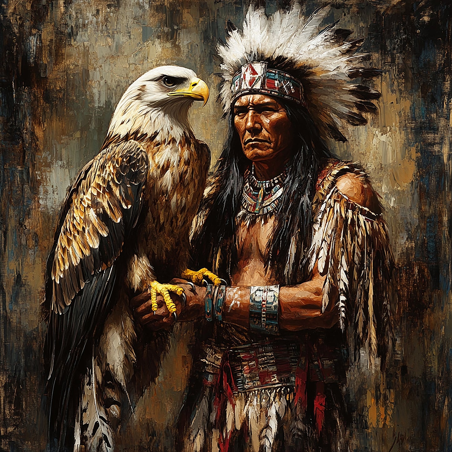 Chief Eagle 1000 pc Jigsaw Puzzle 52712