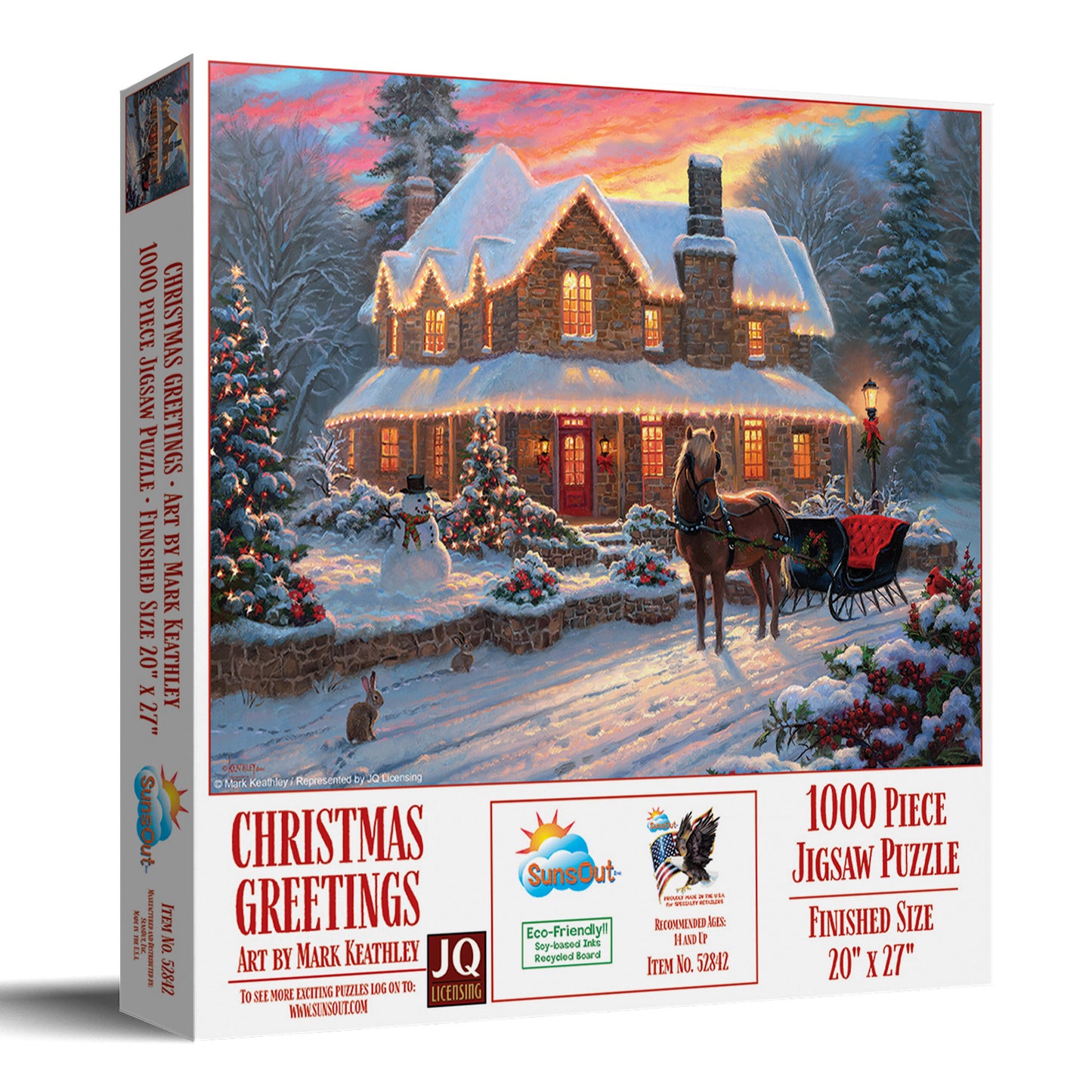 Christmas Greetings 1000 pc Jigsaw Puzzle 52842