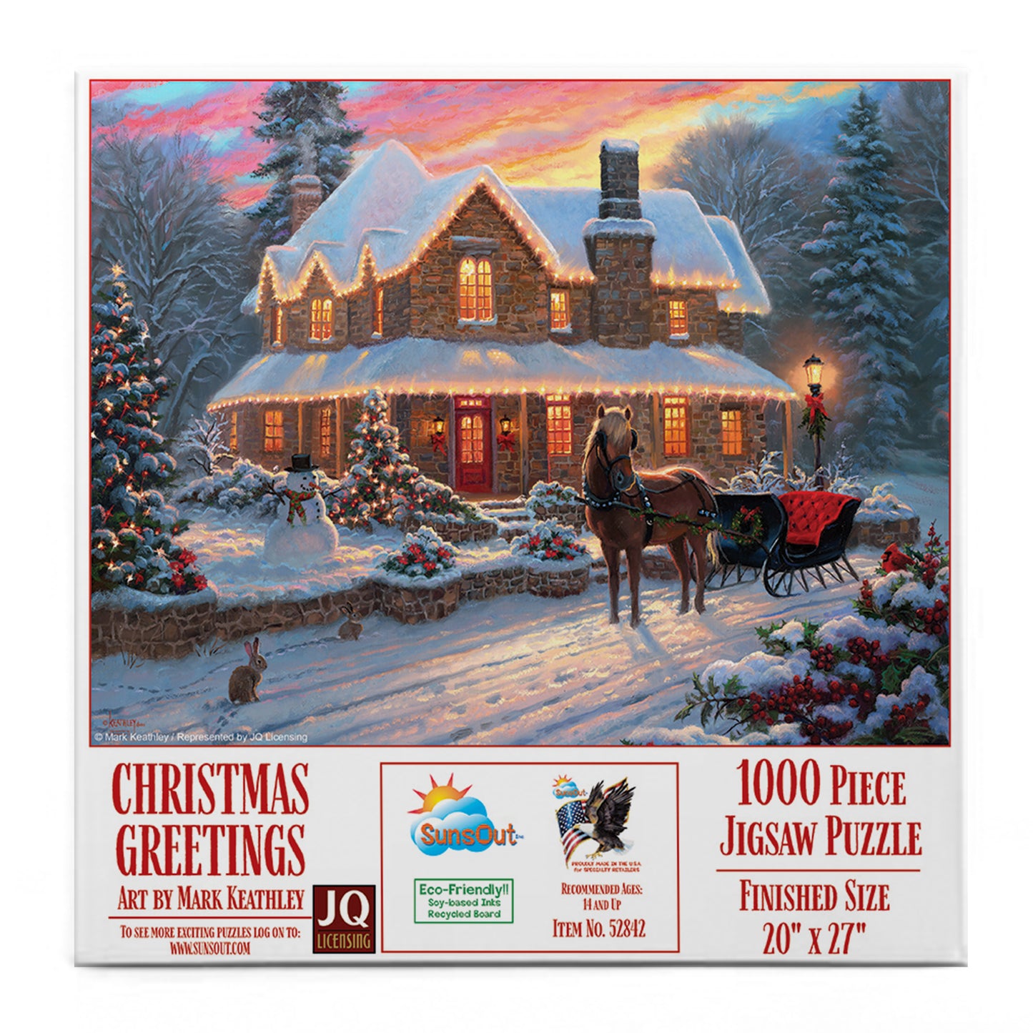 Christmas Greetings 1000 pc Jigsaw Puzzle 52842