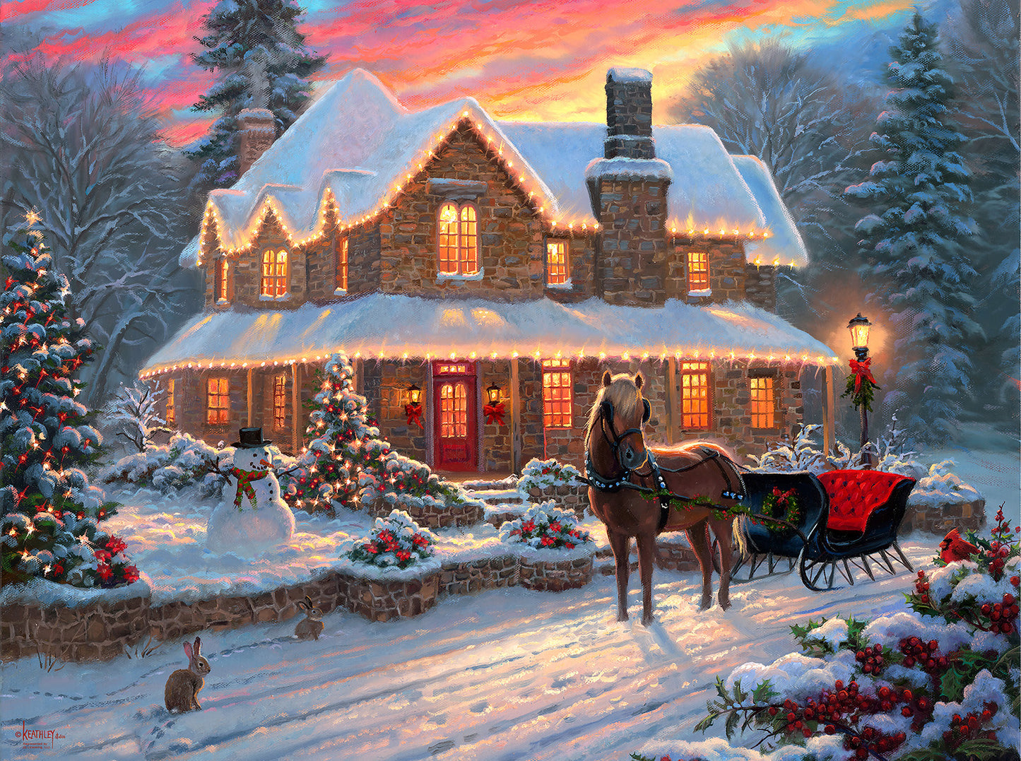 Christmas Greetings 1000 pc Jigsaw Puzzle 52842