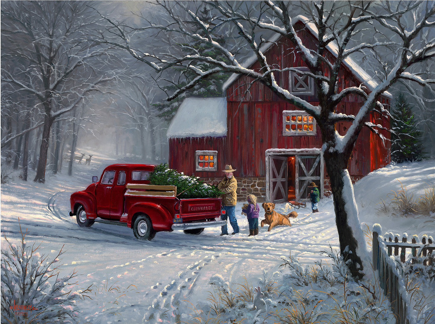 Getting Ready for Christmas 1000 pc Jigsaw Puzzle 53248