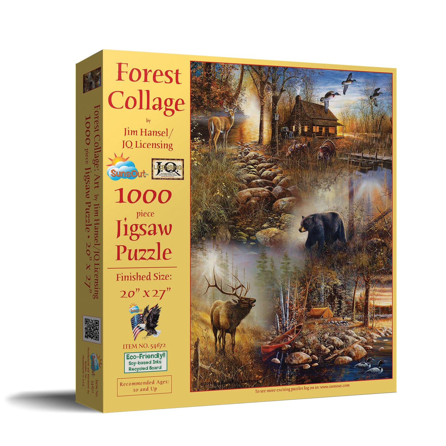 Forest Collage 1000 pc Jigsaw Puzzle 54672