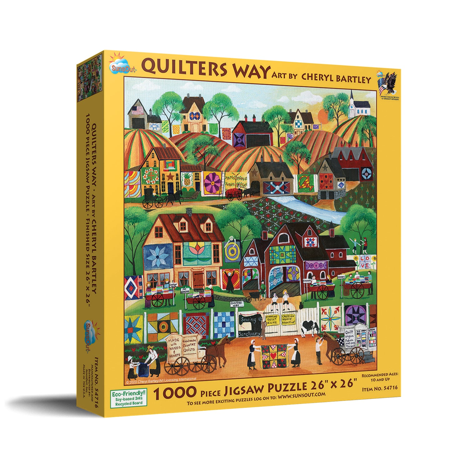 Quilter's Way 1000 pc Jigsaw Puzzle 54716