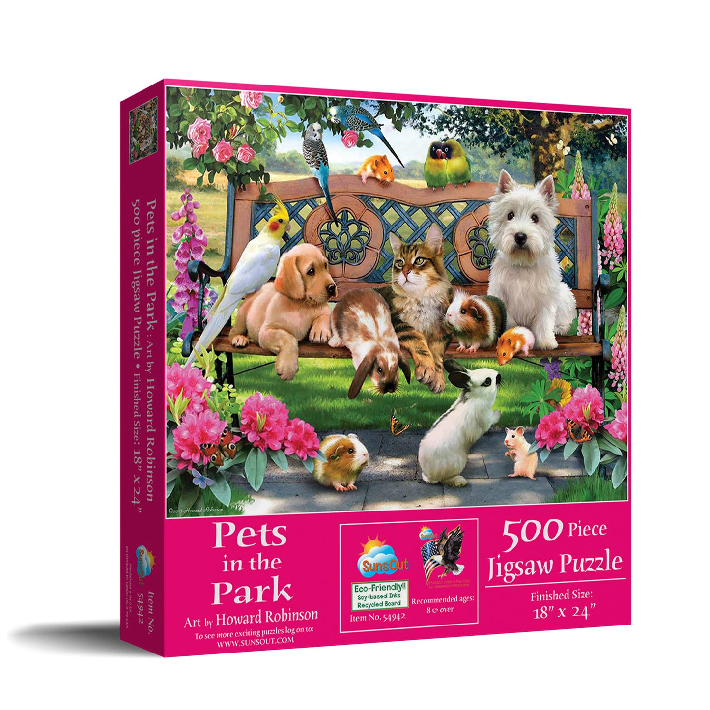 Pets in the Park 500 pc Jigsaw Puzzle 54942