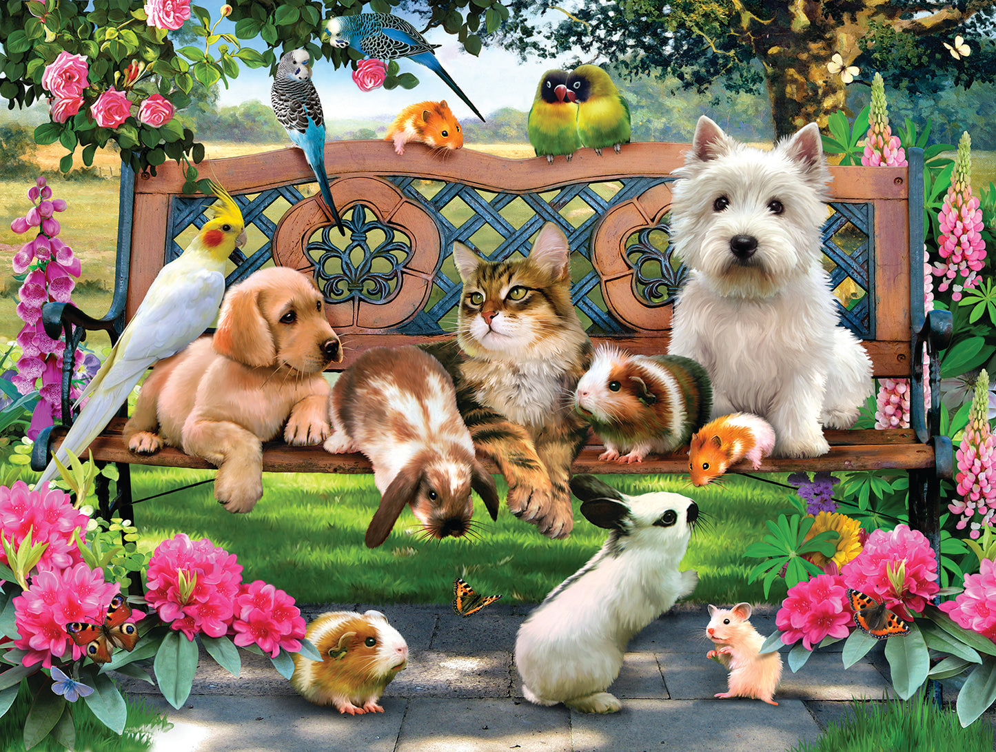 Pets in the Park 300 pc Jigsaw Puzzle 54938
