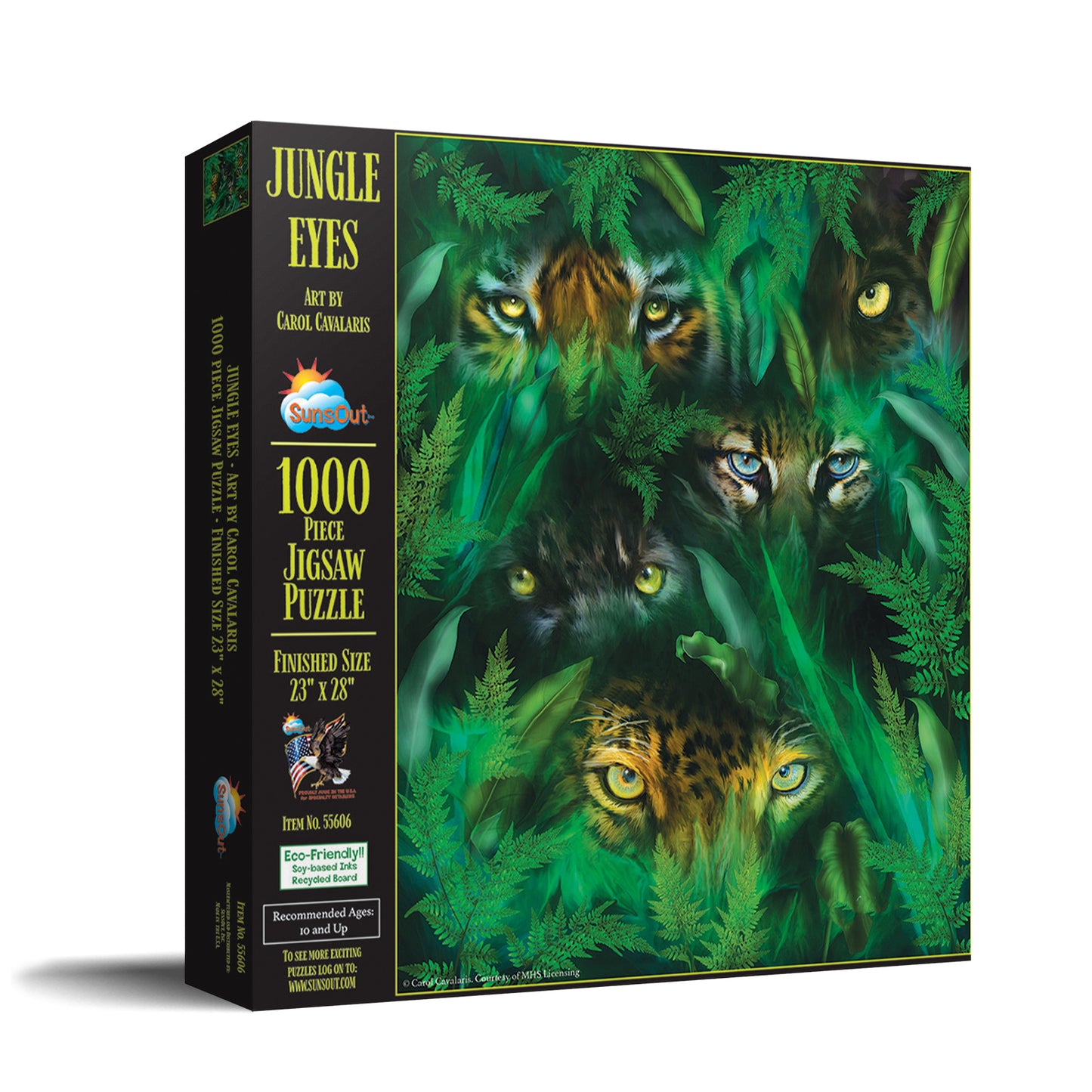 Jungle Eyes 1000 pc Jigsaw Puzzle 55606
