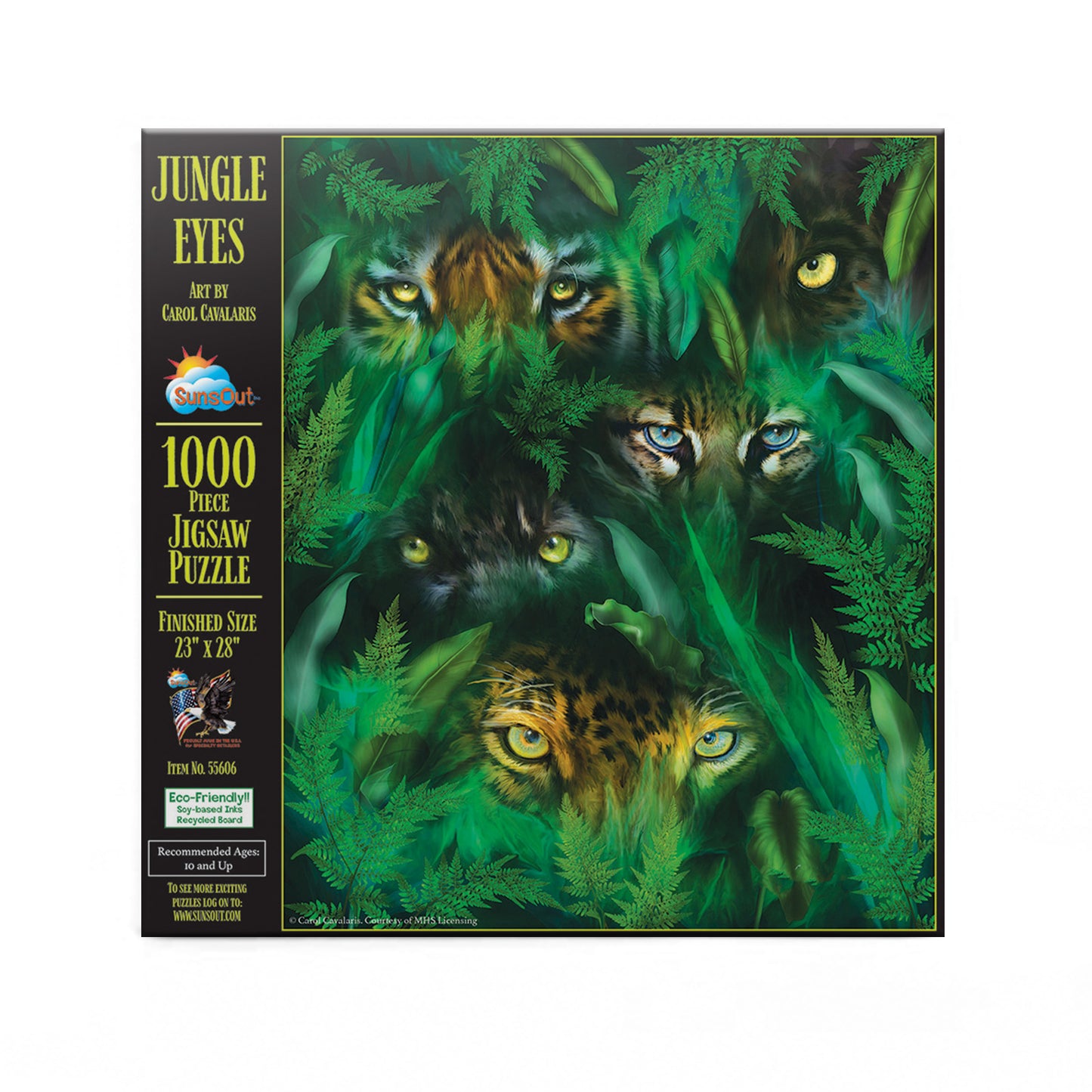 Jungle Eyes 1000 pc Jigsaw Puzzle 55606