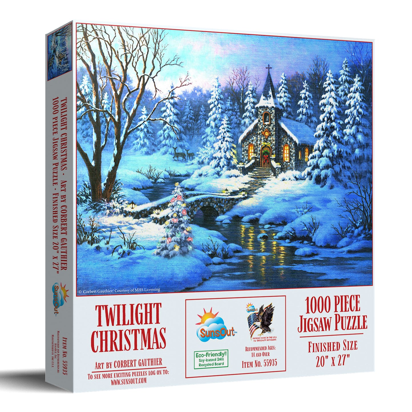 Twilight Christmas 1000 pc Jigsaw Puzzle 55935