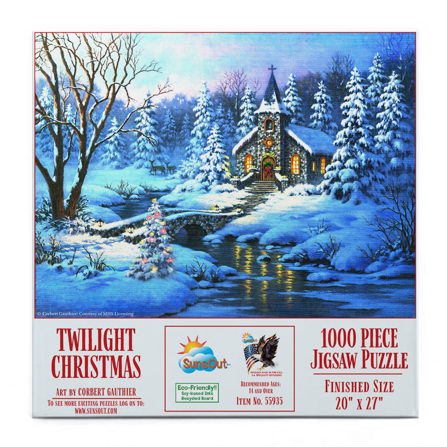 Twilight Christmas 1000 pc Jigsaw Puzzle 55935