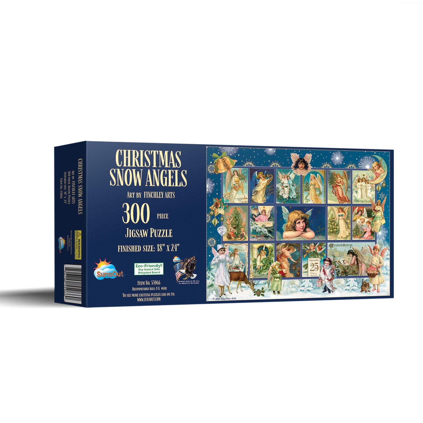 Christmas Snow Angels 300 pc Jigsaw Puzzle 55966