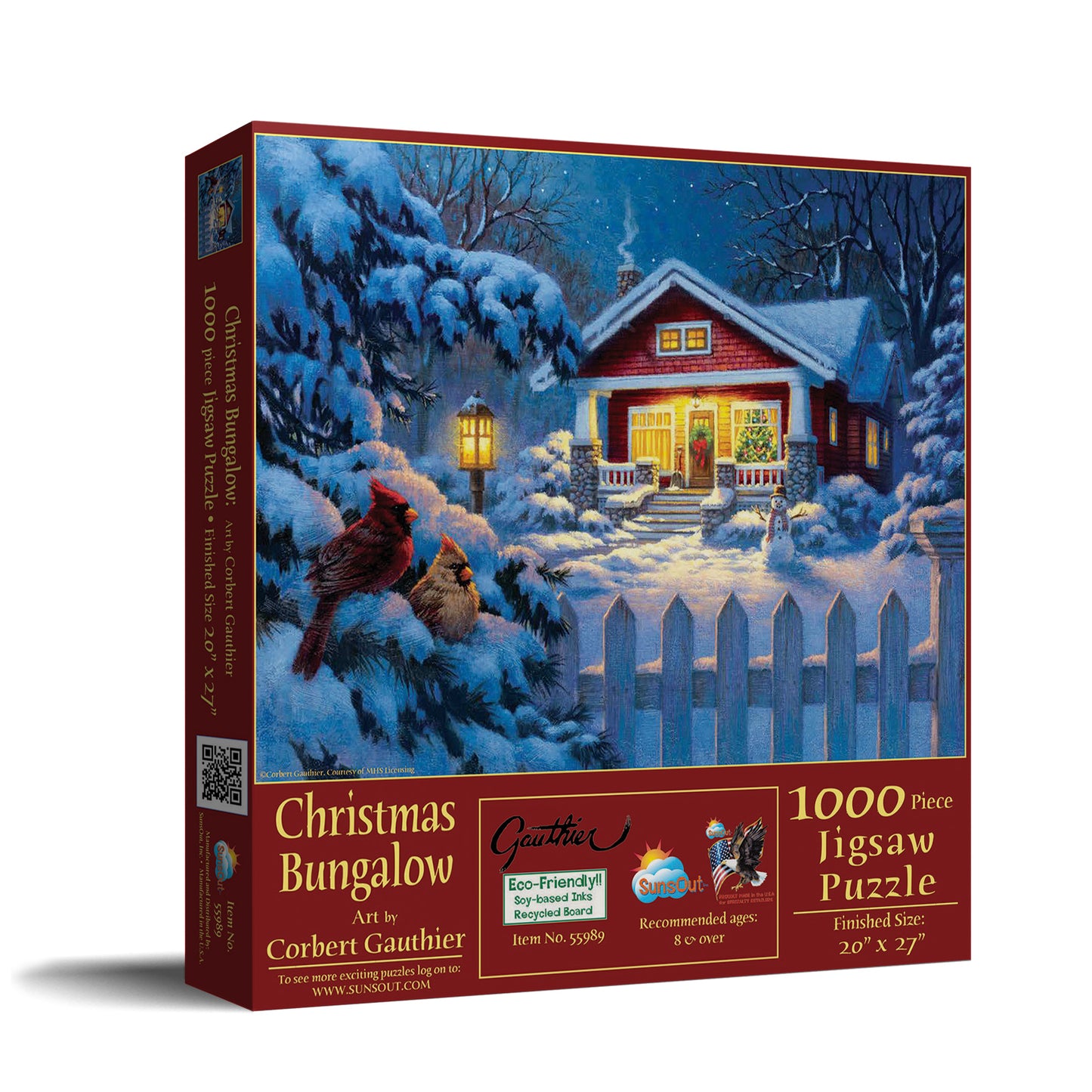 Christmas Bungalow 1000 pc Jigsaw Puzzle 55989