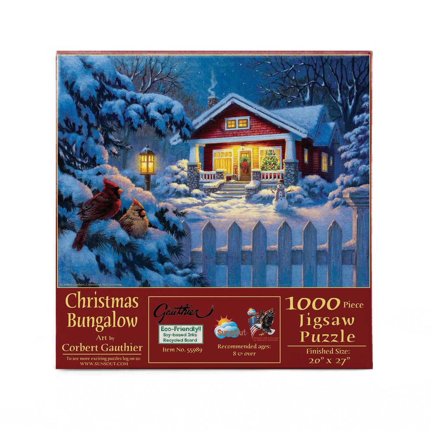 Christmas Bungalow 1000 pc Jigsaw Puzzle 55989