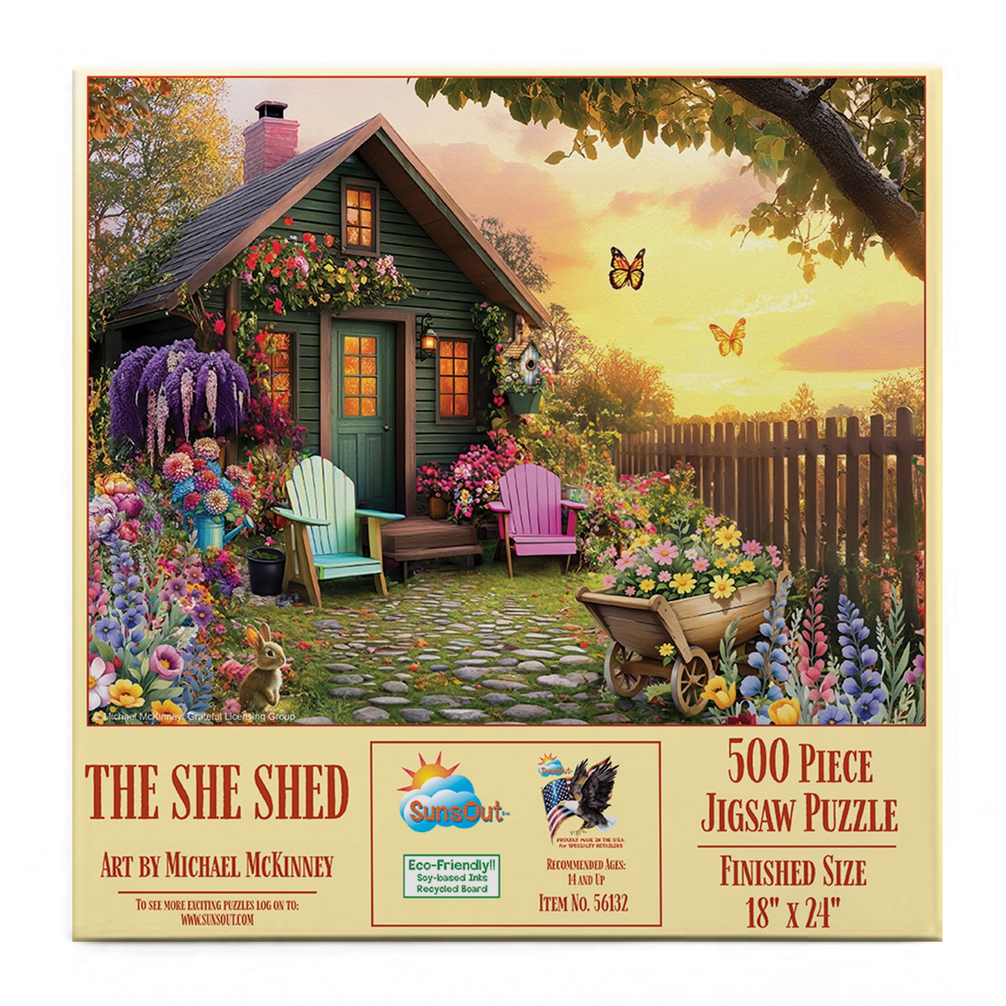 The She Shed 500 pc Jigsaw Puzzle 56132