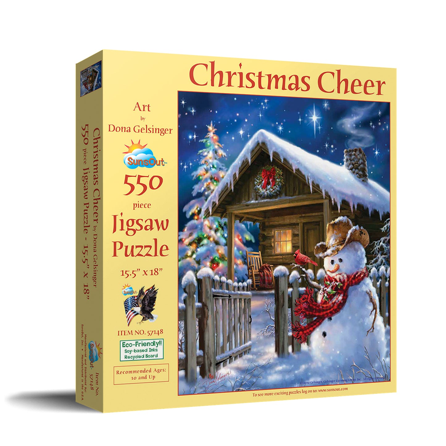 Christmas Cheer 550 pc Jigsaw Puzzle 57148