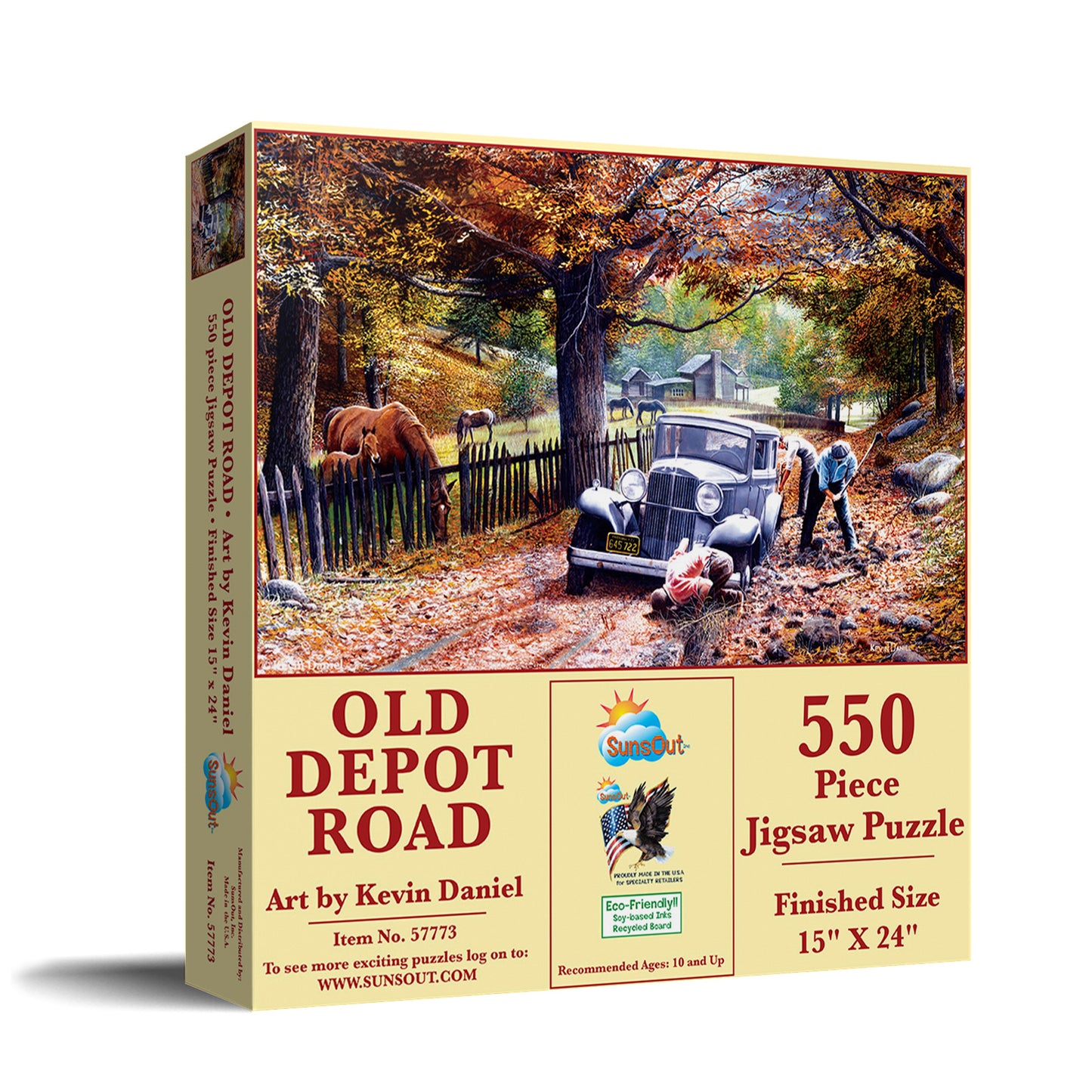 Old Depot Road 550 pc Jigsaw Puzzle 57773