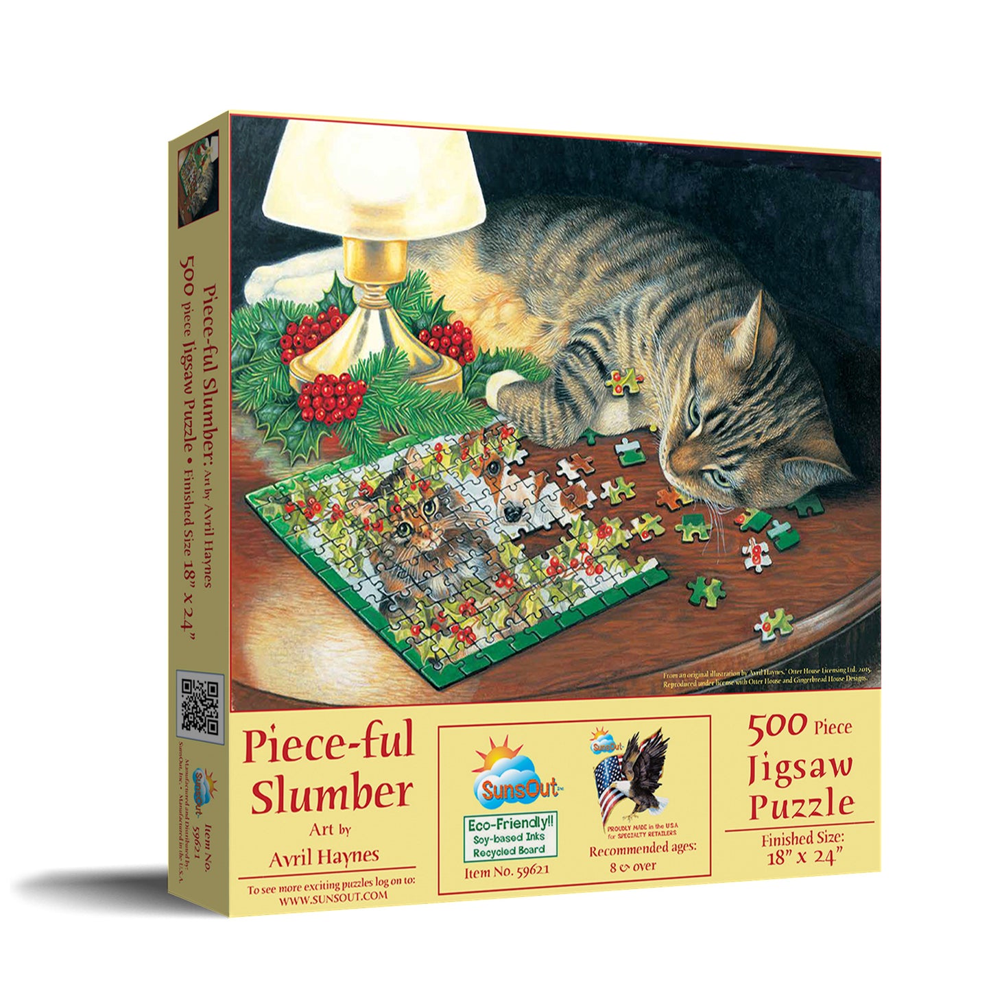 Piece-ful Slumber 500 pc Jigsaw Puzzle 59621