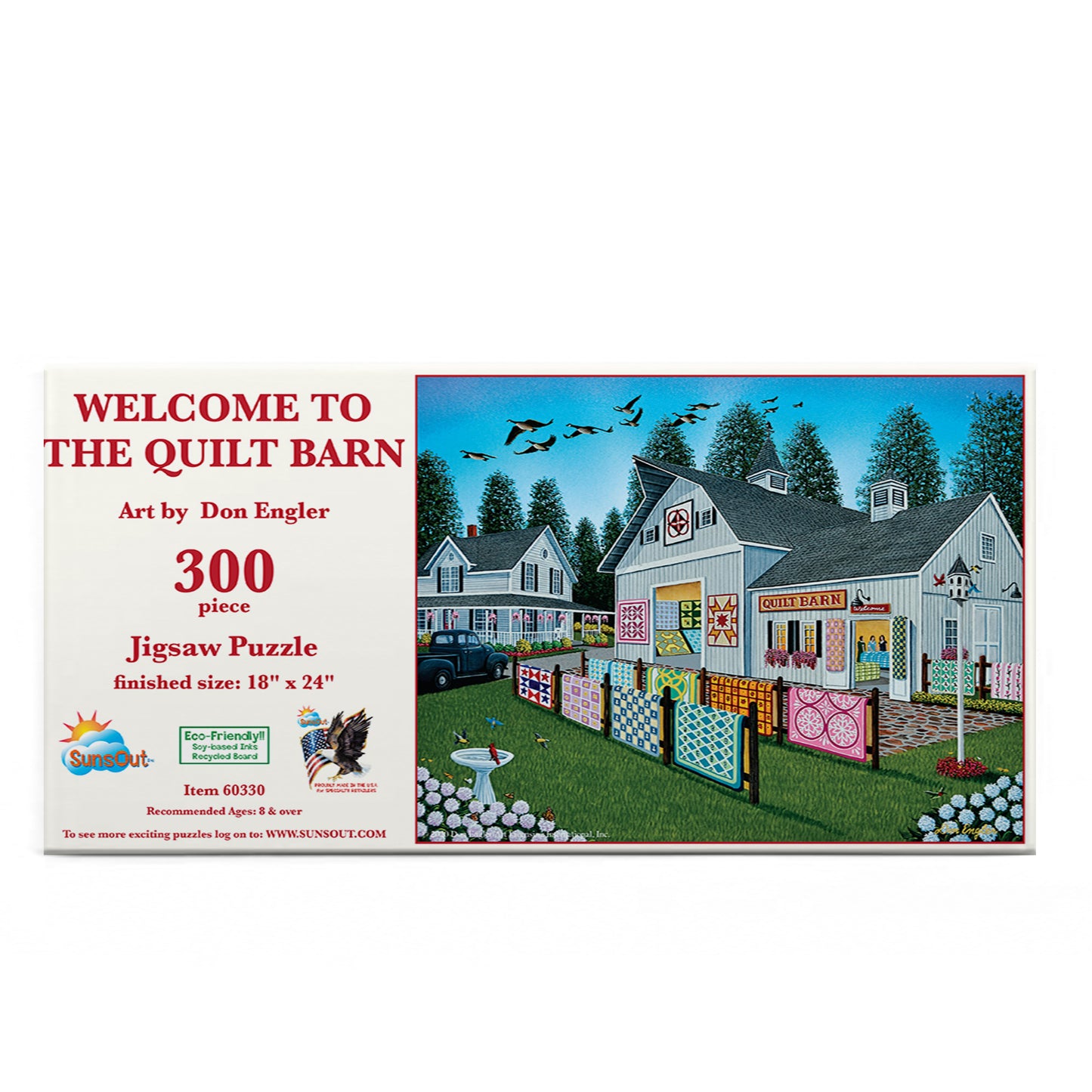 Welcome to the Quilt Barn 300 pc Jigsaw Puzzle 60330