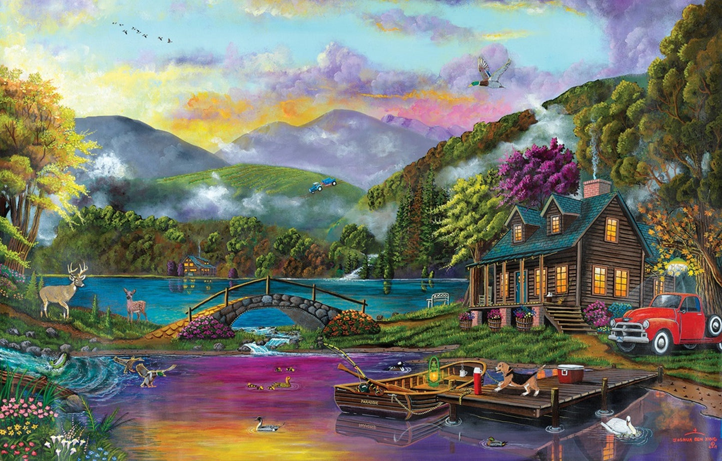 Paradise Lake 1000 pc Jigsaw Puzzle 60438
