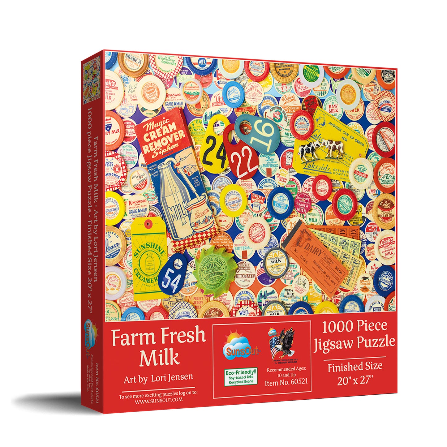 Fresh Milk 1000 pc Jigsaw Puzzle 60521