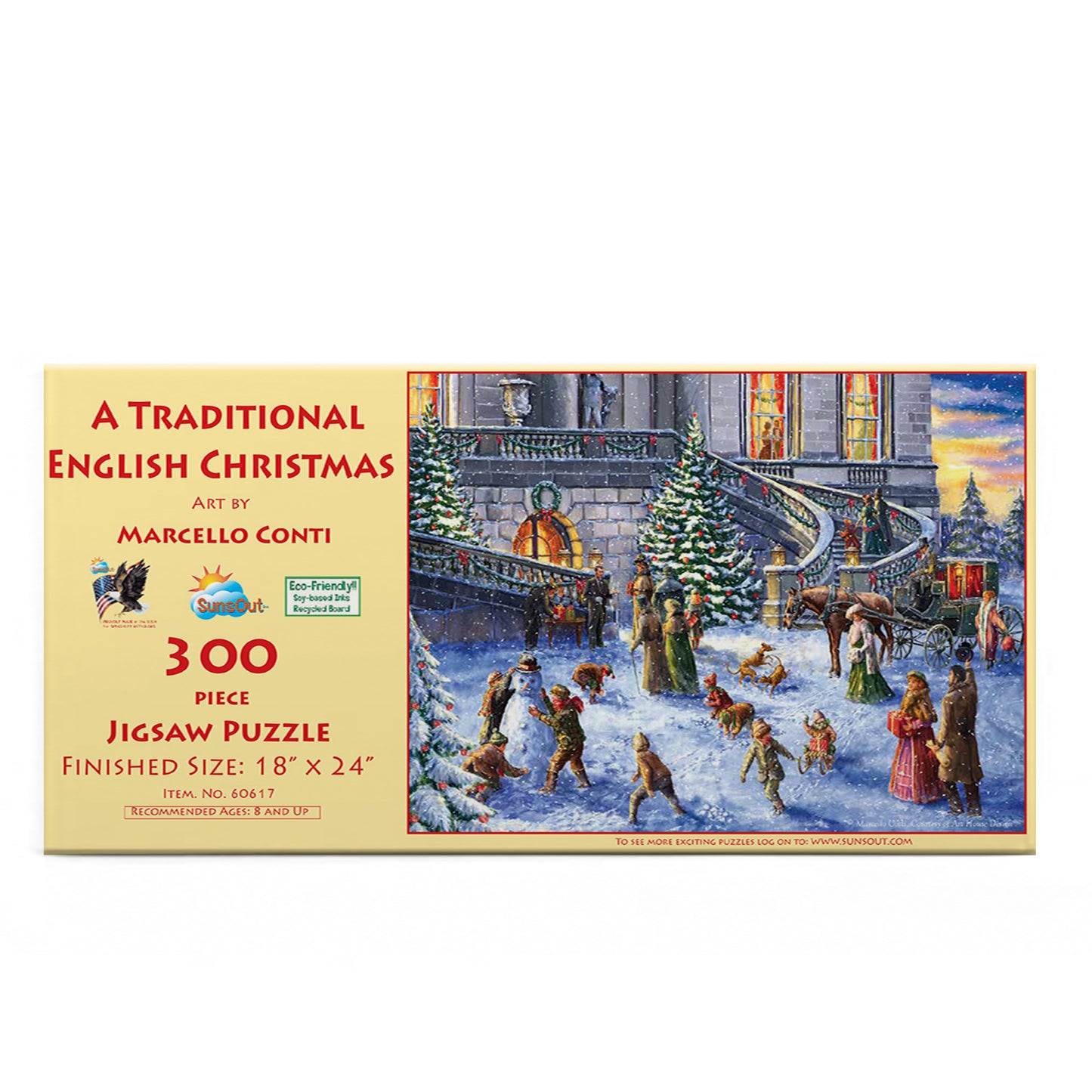 A Traditional English Christmas 300 pc Jigsaw Puzzle 60617