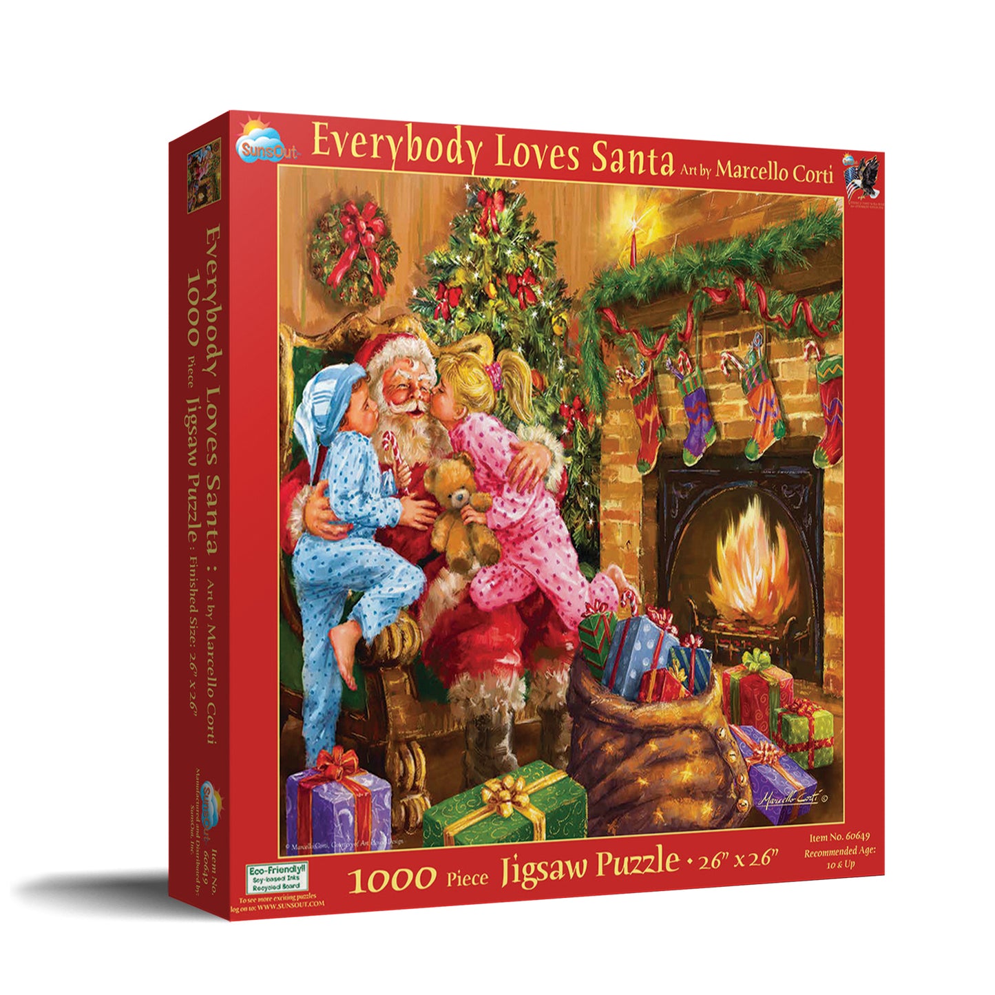 Everyone Loves Santa 1000 pc Jigsaw Puzzle 60649