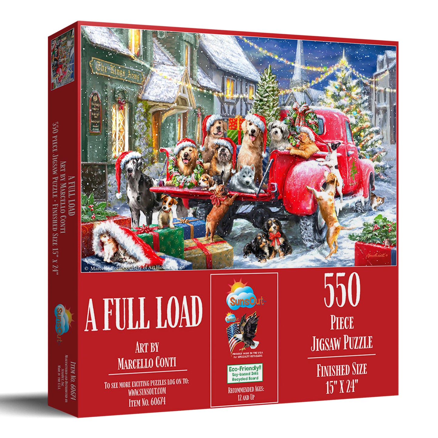 A Full Load 550 pc Jigsaw Puzzle 60674