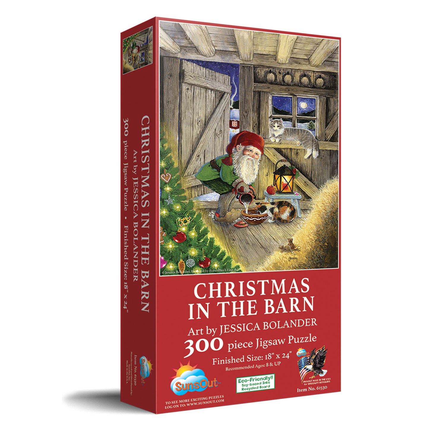 Christmas in the Barn 300 pc Jigsaw Puzzle 61530
