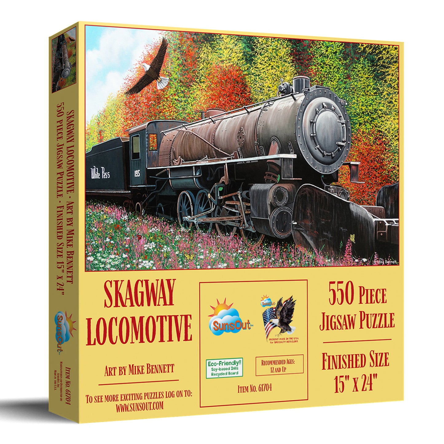 Skagway Locomotive 550 pc Jigsaw Puzzle 61704