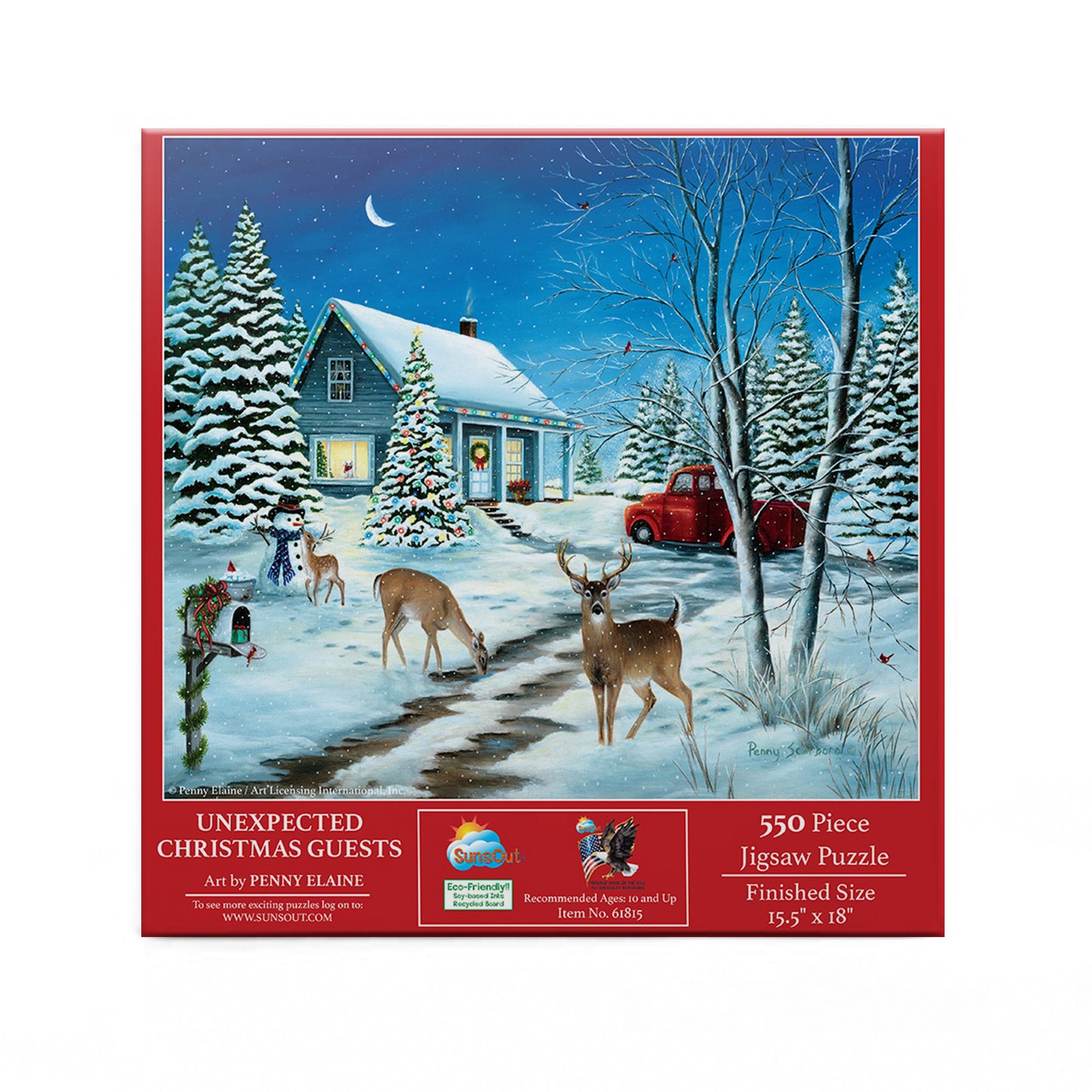 Unexpected Christmas Guests 500 pc Jigsaw Puzzle 61815
